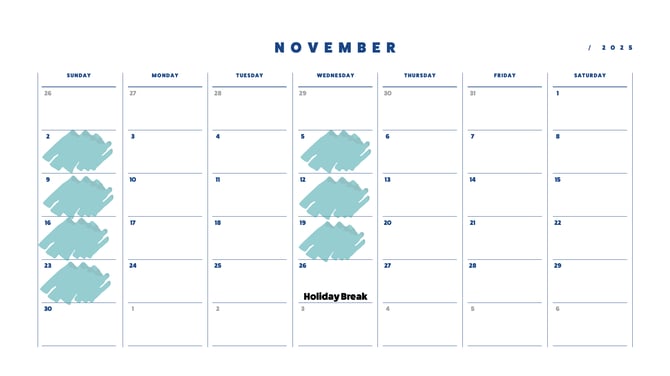 Tulane Fall Water Truck Schedule-1